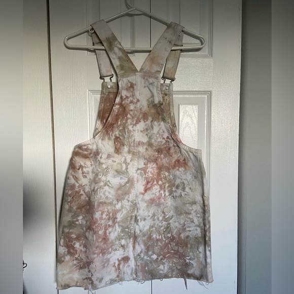 Wild Fable Tie Dye Denim dress/overall Size Small - Picture 2 of 7